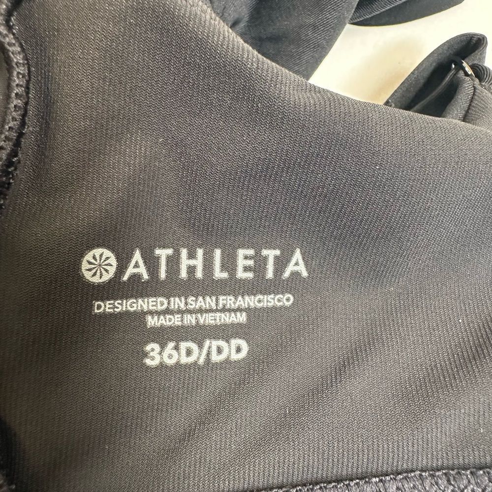 NWOT Athleta Women’s Black Bondi Bra Tankini Swim Tank Top - Size 36D/DD - Picture 3 of 9